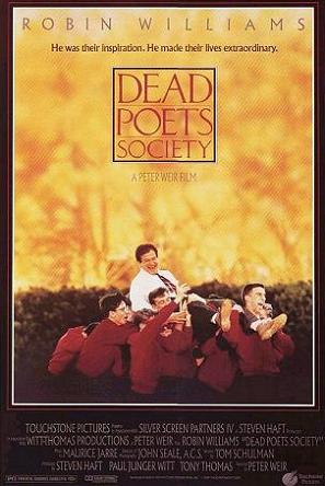 1989 Dead Poets Society movie poster