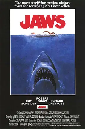 Jaws movie poster